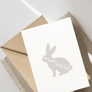 Carte de Pâques minimaliste, carte de Pâques imprimable, carte de voeux de Joyeuses Pâques, cartes de Pâques, carte PDF, TÉLÉCHARGEMENT NUMÉRIQUE, jolie carte
