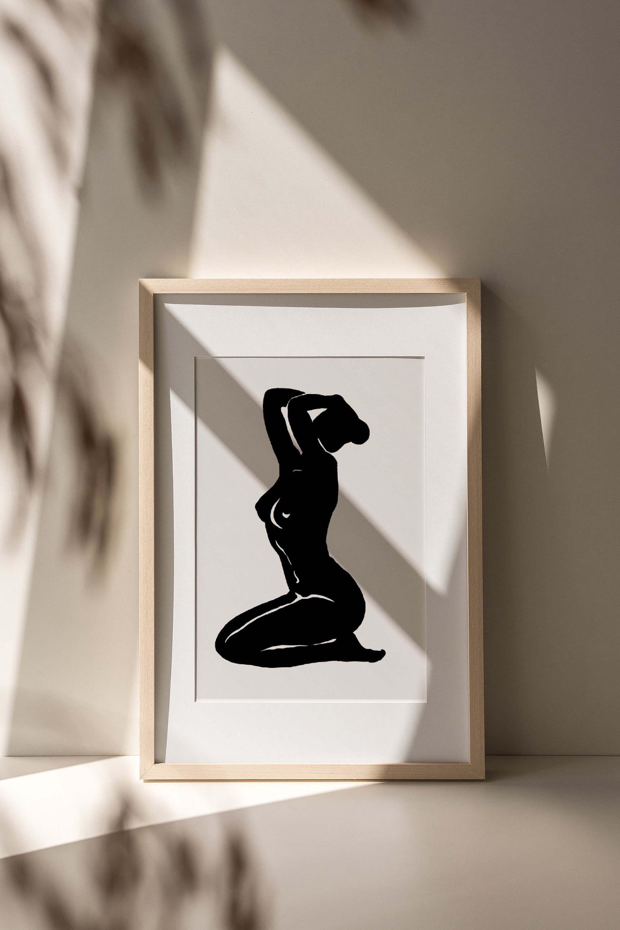 Female Body Wall Art, Body Art Prints, Female Body Print, Minimalistic ...