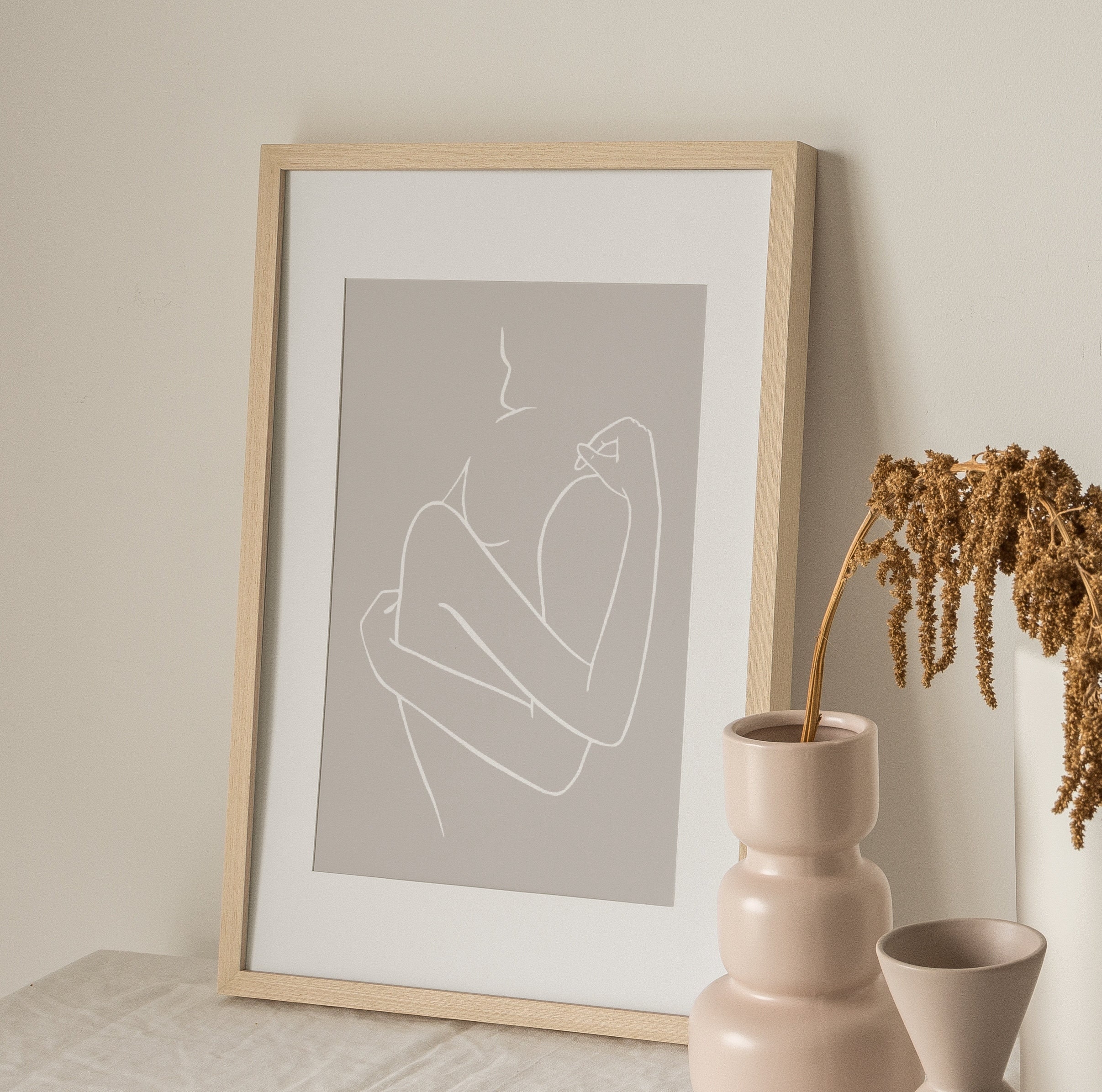 Line Art Prints, Minimalist Wall Decor, Female Print Poster, Body Line ...