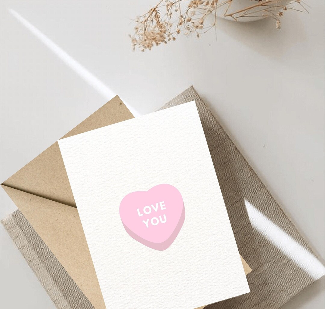 Love You Printable Anniversary Card, Gift for Him, Gift for Her ...