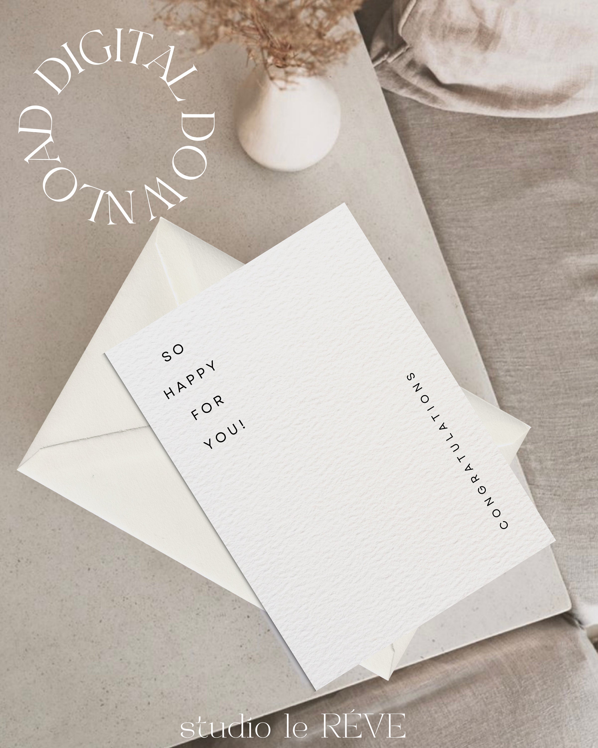 So Happy for You Congratulations Printable Card, Graduation Card ...