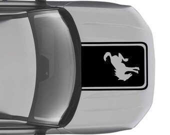 thumbnail image 2 of Matte Black Hood Vinyl Graphic Decal For Ford Bronco Sport (2021-2024) - Oracal 2 of 2