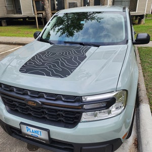 Ford Maverick Hood Vinyl Decal Graphic 2022+ 2023 2024 2025