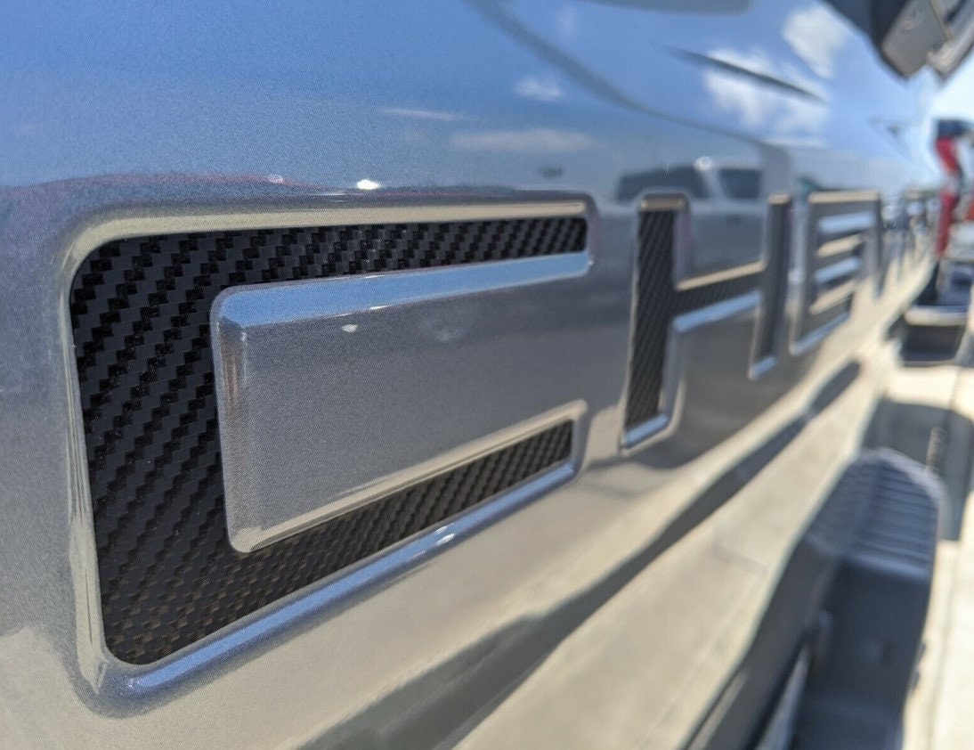 2023 2024 Chevy Colorado Tailgate Vinyl Lettering CARBON FIBER WRAP Etsy