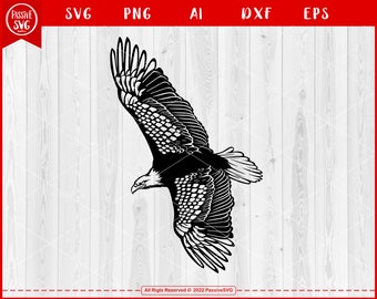 Eagle Svg, Eagle Clipart #05, American Eagle Svg, Eagle Head Svg, Bird Svg for Eagle Lovers