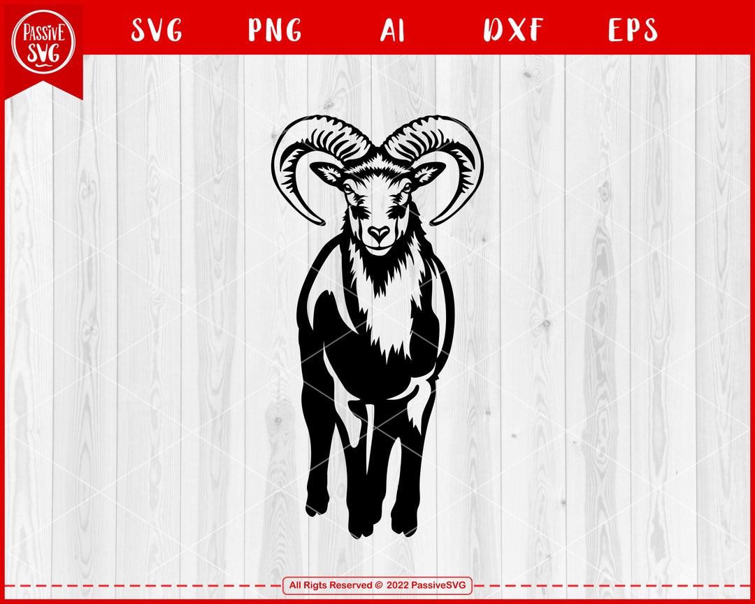 Goat Svg Files 01, Goat Clipart, Goat Png, Farm Animal Svg, Goat Head ...