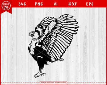 Eagle Svg, Eagle Clipart #04, American Eagle Svg, Eagle Head Svg, Bird Svg for Eagle Lovers