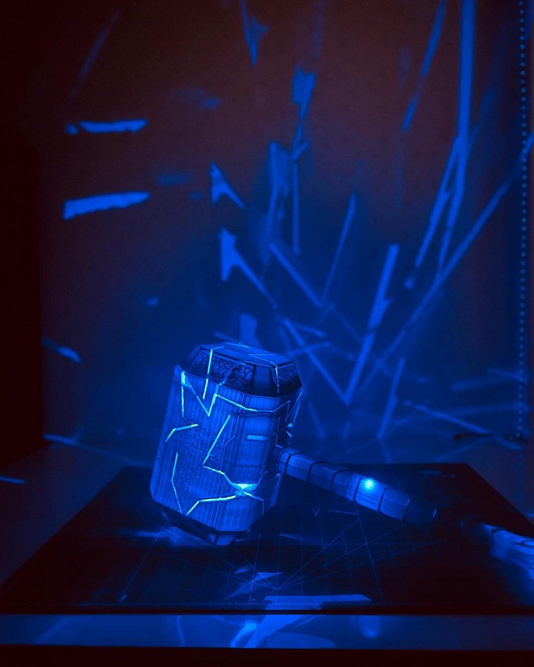 Thor's Hammer Decorative Lamp 3D Night Light Thor Hammer Etsy