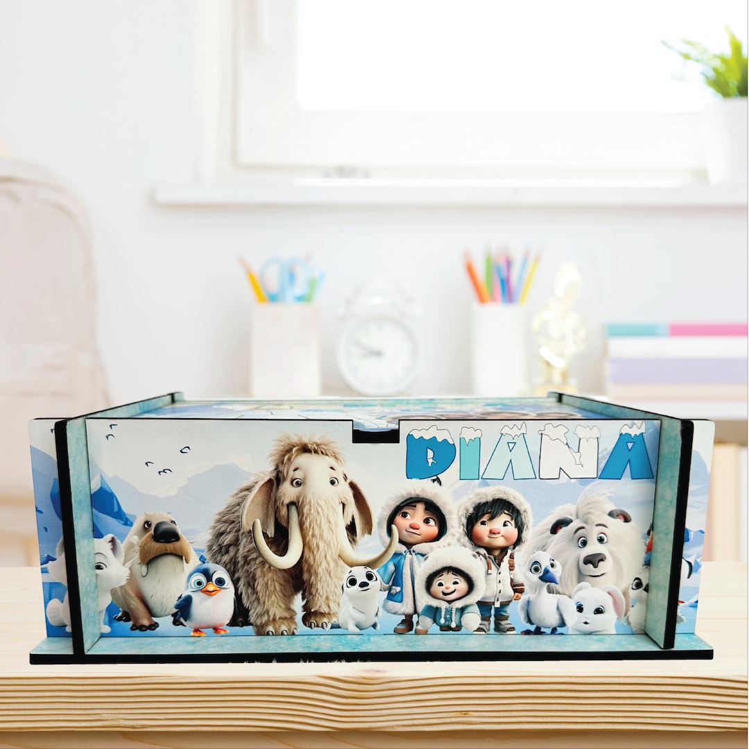 Personalized Educational Game Box Arctic Animals Fıgure Toy - Etsy