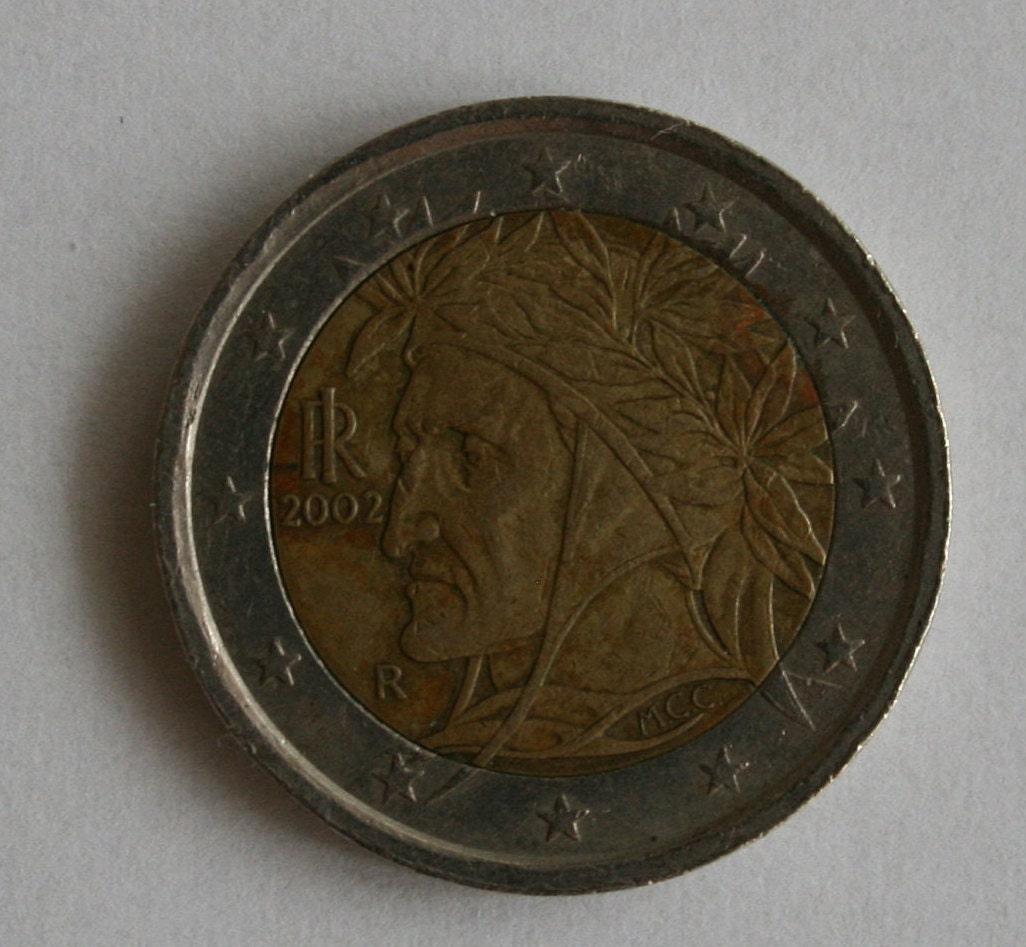 pièce 2 euro dante alighieri 2002 valeur