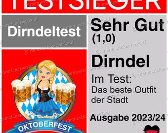 Testsieger Stiftung Oktoberfest Dirndeltest