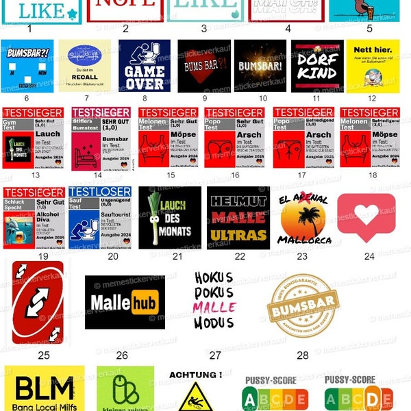 Malle Saufsticker Testsieger Aufkleber Vinyl Wetterfest