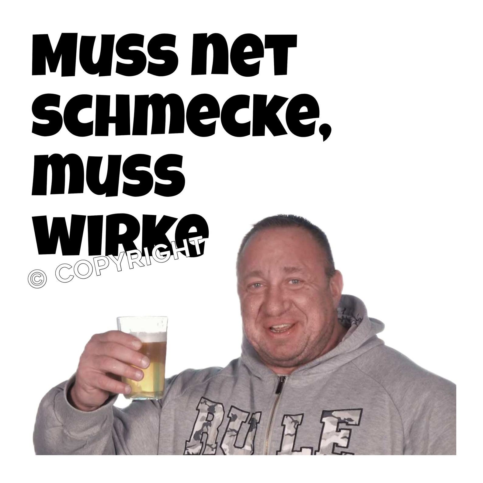 Markus Rühl Sticker Muss Net Schmecke Muss Wirke Etsy