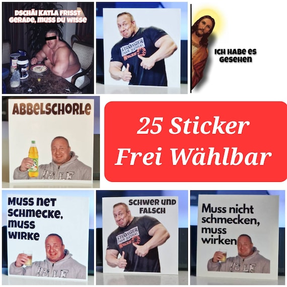 Markus Rühl Sticker und Meme Sticker frei wählbar Etsy.de