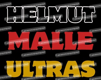 Helmut Malle Ultras Sticker Aufkleber Vinyl AB 16.10 VERFÜGBAR