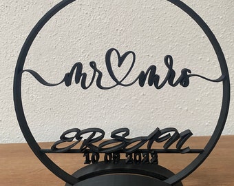 Mr and Mrs wreath / wedding gift / Mr and Mrs / wreath / decoration / wreath Mr and Mrs / cash gift / gift /