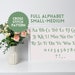 Pink Carousel: Cross Stitch Alphabet Pattern Small Size | Cross Stitch ...