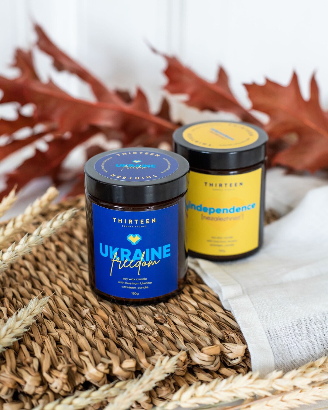 Ukraine Candles Ukrainian Gifts Gift for a Ukrainian Etsy