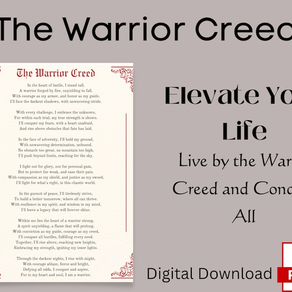 Achieving Success through Prayer How the Warrior Creed's Approach Helps Navigate Anxiety and Set Purposeful Goals, Leading to Fulfillment