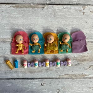 Tyco Quints so Soft Newborn Quints Dolls