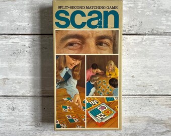 1970 Scan - split second matching game - vintage Parker games