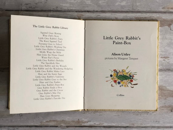 Little Grey Rabbits Paint Box - Alison Uttley - Margaret Tempest