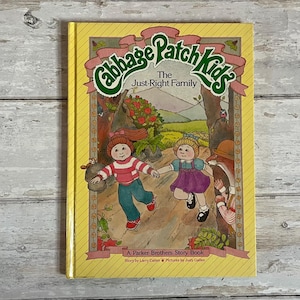 Cabbage Patch Kids - The Just Right Family - a Parker Brothers Story Book - Larry Callen - Judy Gailen - 1984