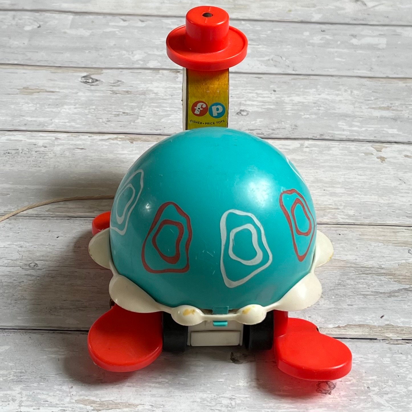 1962 USA vintage】FISHER PRICE タートル プルトイ – 雑貨屋ポッポ