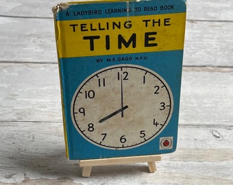 Vintage lieveheersbeestjeboek - Telling the Time - Serie 563 - 1962