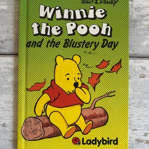 Vintage Ladybird books. Winnie the Pooh and the blustery day. Walt Disney.