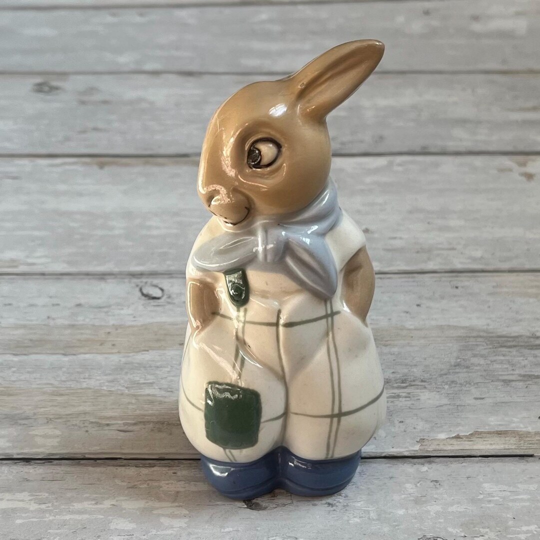 Vintage Royal Dux Elly Strobach Konig Ceramic Bunny Rabbit - Etsy