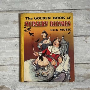 The Golden Book of Nursery Rhymes with Music - Blandford Press - 1950s