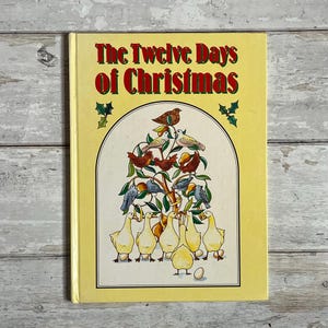Les douze jours de Noël - Livre de Noël - presse cliveden - 1988