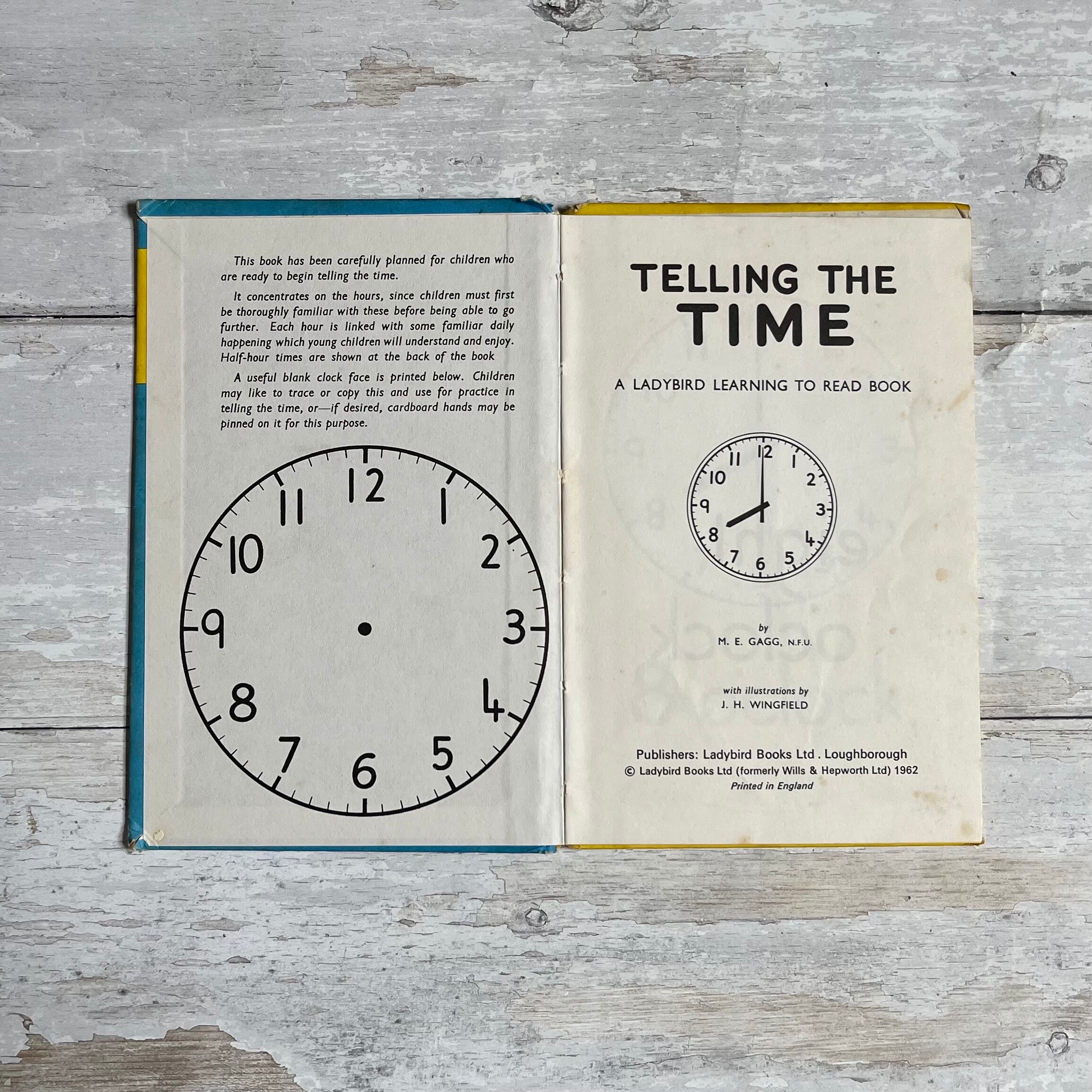 Vintage Ladybird Book - Telling the Time - Series 563 - 1962 - Etsy