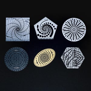 Mini Exlicon oval Brass & Stainless steel disc set