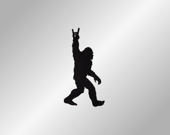 Sasquatch Rock On Decal