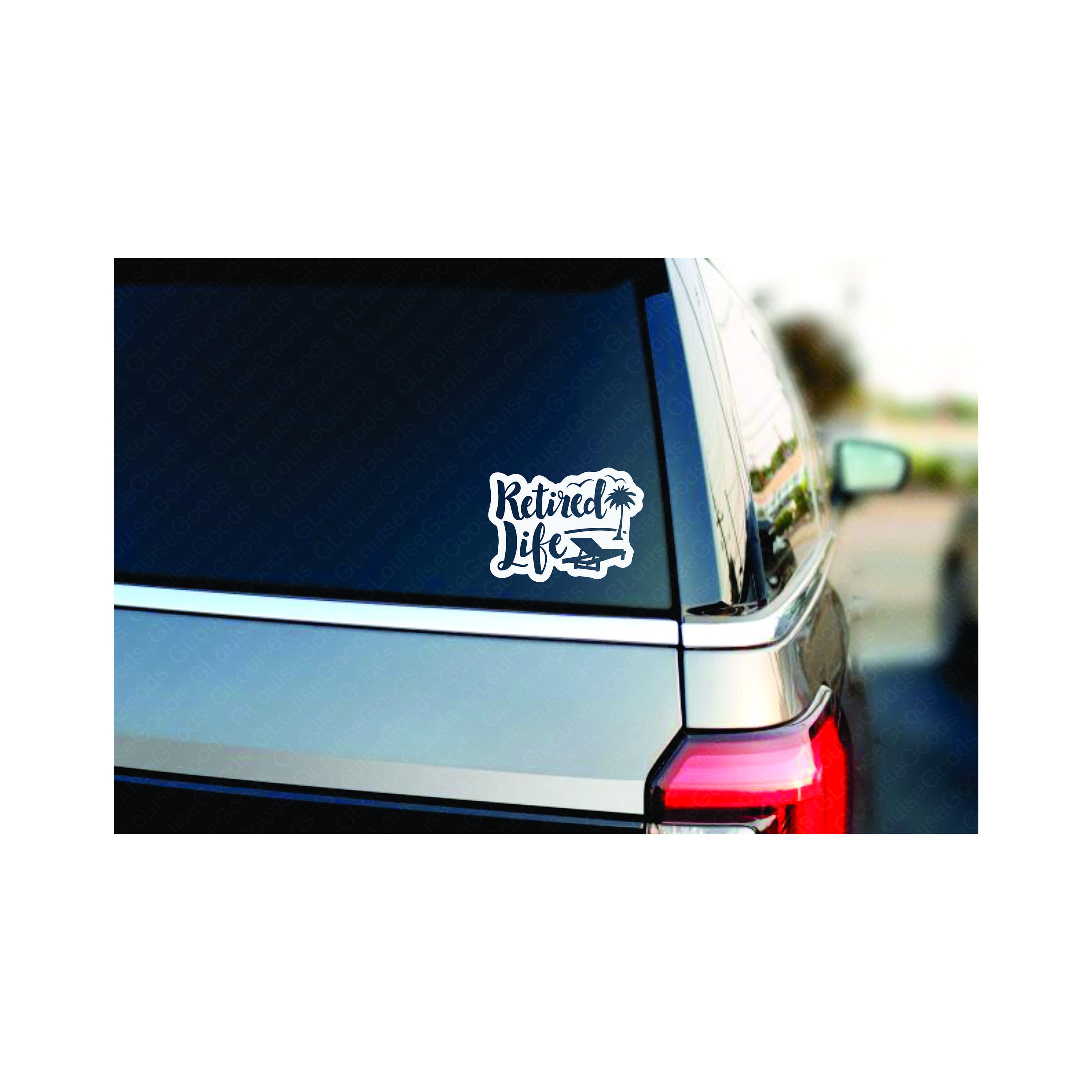 Retired Life Vinyl Decal