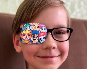 Ooglapje voor kinderbrillen: behandeling voor luie ogen met favoriete helden