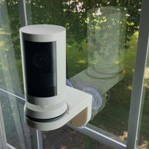 Ring Outdoor Cam Plus V5 Window Mount with Suction Cups