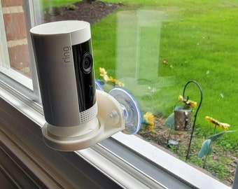 V2 Window Mount for Ring indoor camera with Suction Cups