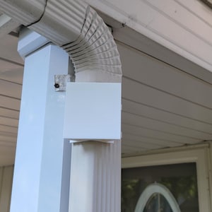 Universal Downspout Edge Mount works with Security Camera & Solar Panels