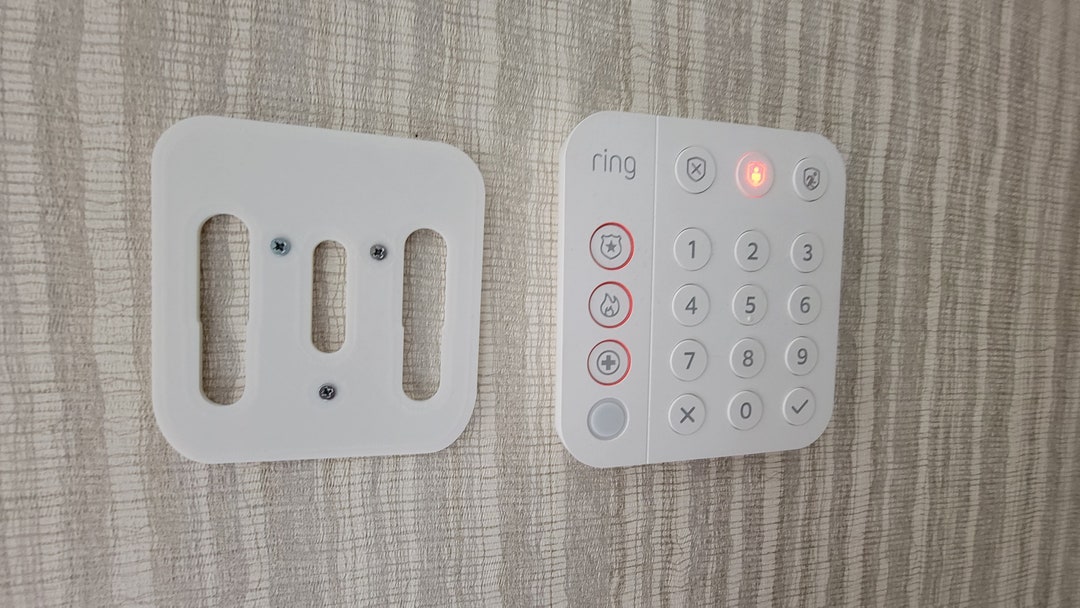 V1 Mounting Plate for Ring Alarm Keypad 3D Printed Etsy