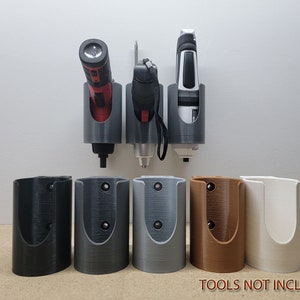 Cordless Screwdriver Mount Holder  3D Printed