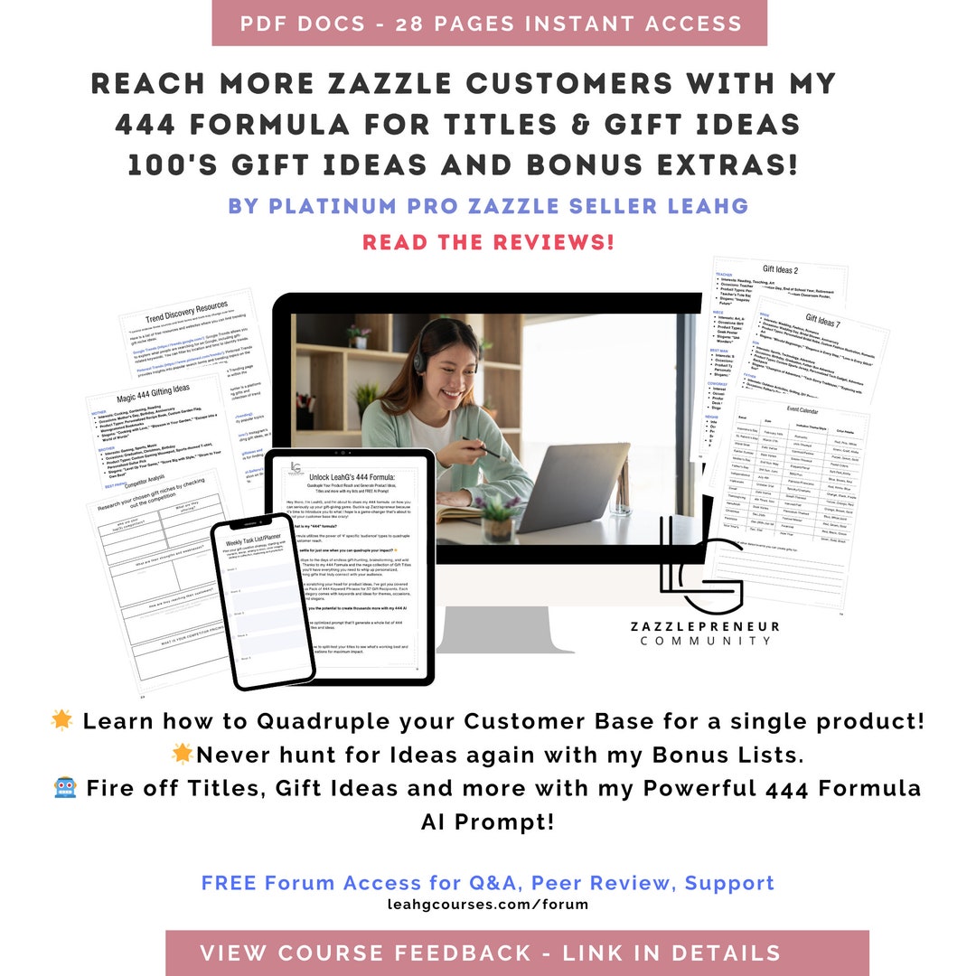 Zazzle Courses How to Make Money on Zazzle With My 444 Etsy Australia