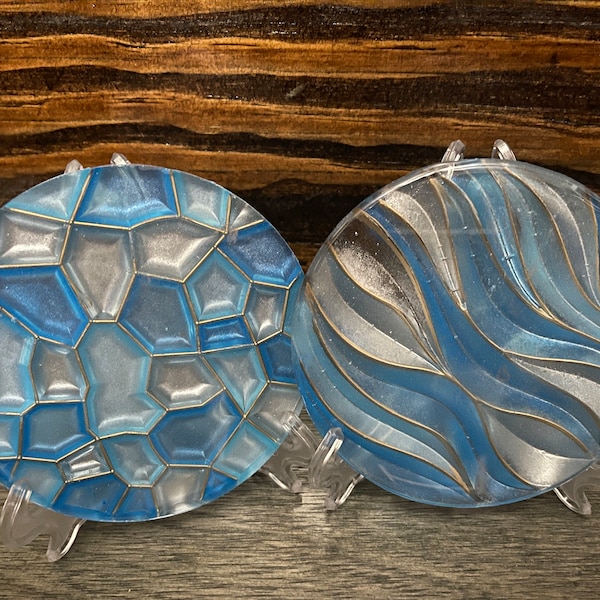 Resin Coasters Set Etsy