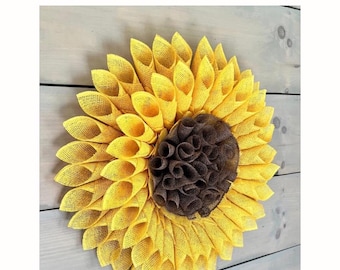 Tutorial para hacer coronas de girasoles / Vídeos para hacer coronas de pétalos cónicos (Acceso digital)