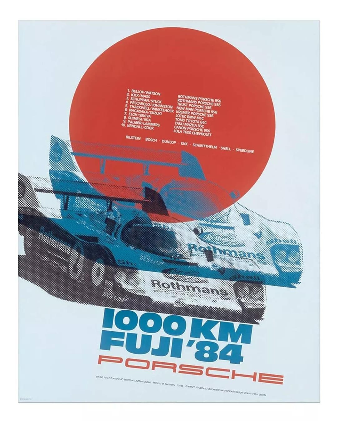 Vintage 80s Motorsport Poster – Fuji Track Racing Wall Art - Etsy Australia