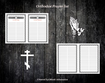 Lista de oraciones ortodoxas para vivos y difuntos (descarga digital)