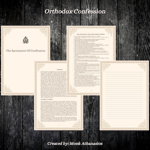 Orthodox Confession Orthodox Daily Life Orthodox Confession Guide Orthodox Confession List Orthodox Printable Orthodox Files Orthodox Pages