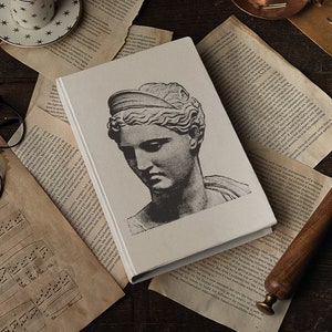 Artemis Journal Hard Cover Greek Goddess of Wilderness Ancient Greece Mythology Roman Diana Manifestation Gratitude Goal Notes Book Notebook